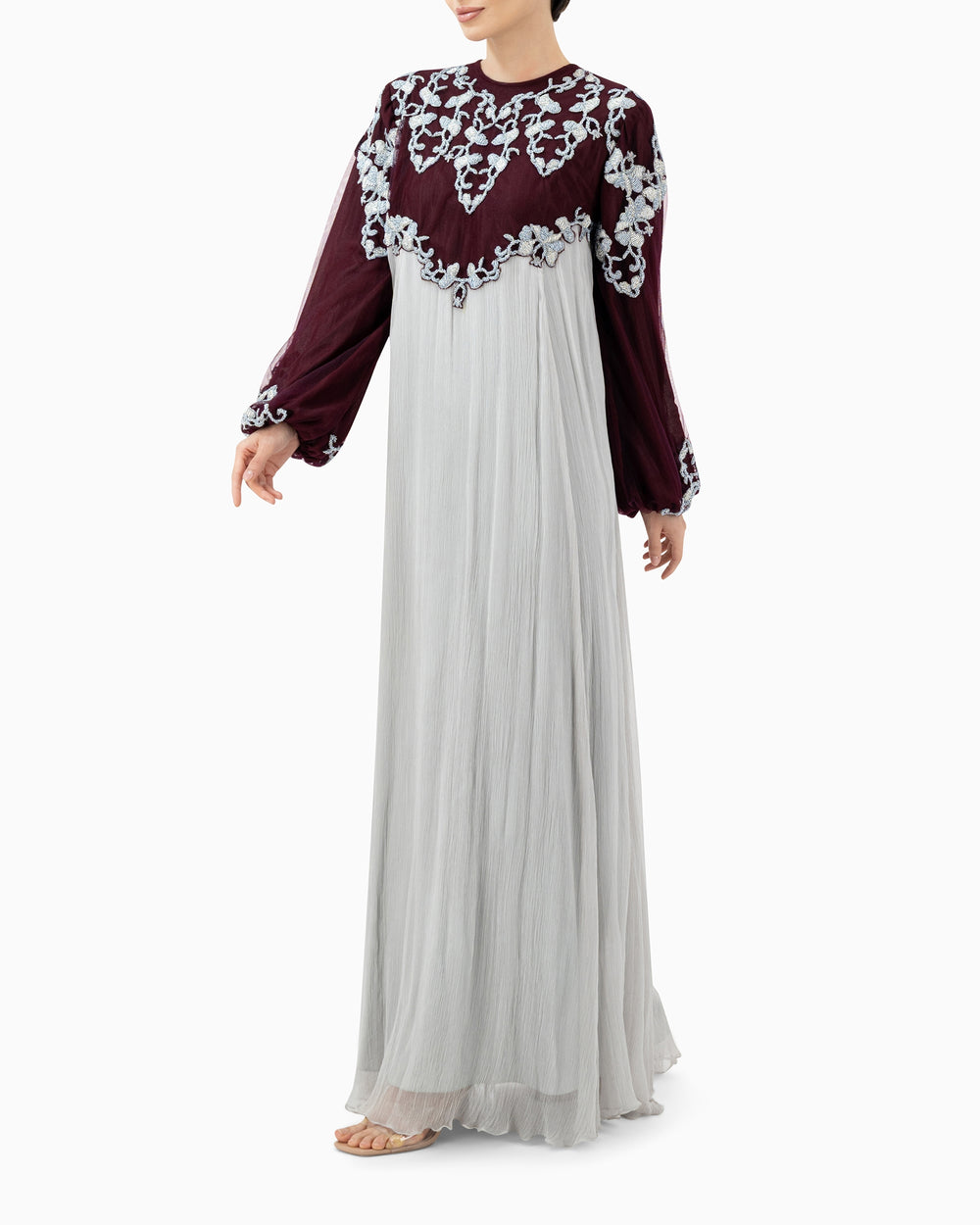 Jennain Dress Burgundy Medium