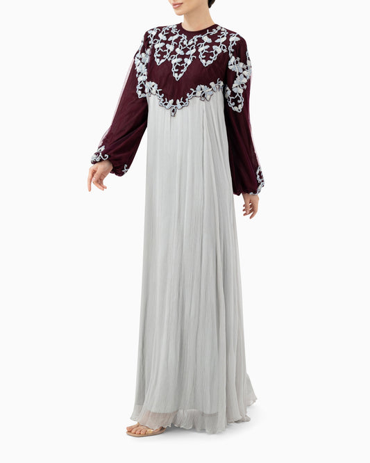 Jennain Dress Burgundy Medium