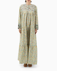 Kaftan | A La Green Floral