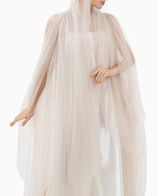 Beige Wedding Abaya