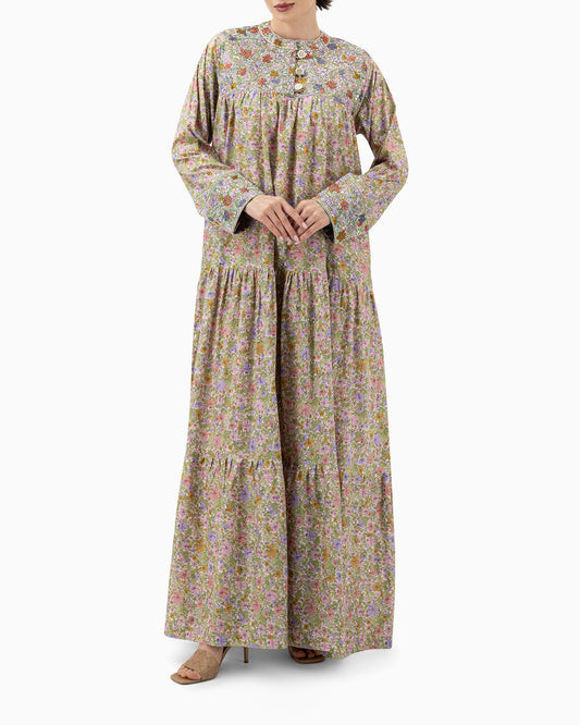 Kaftan | A La Foral Pink