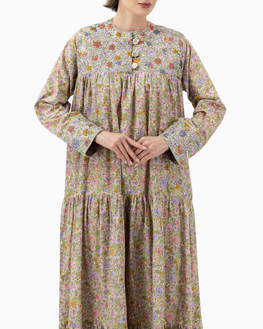 Kaftan | A La Foral Pink