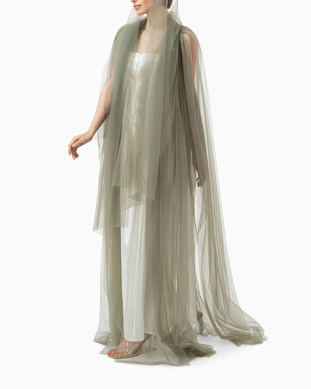Green Wedding Abaya