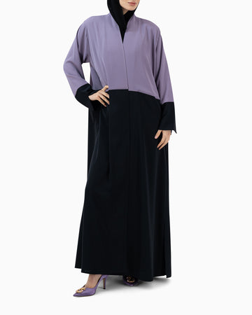 Dual Tone Abaya | Purple