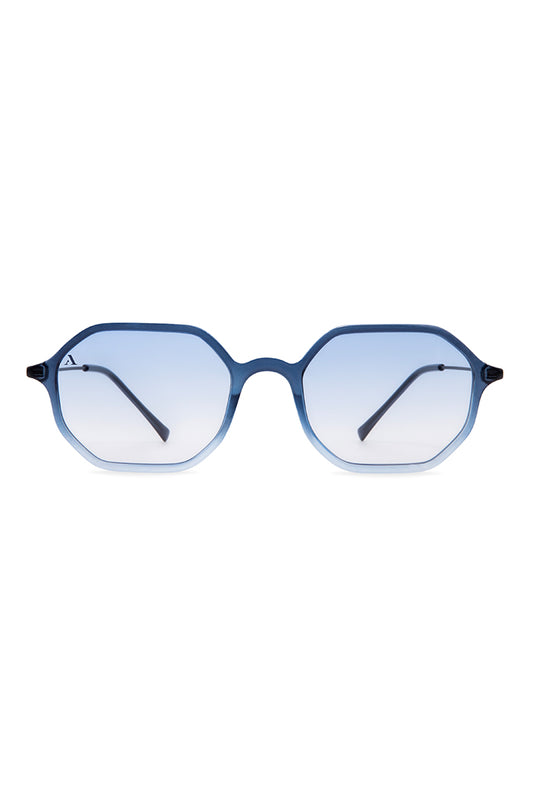 Sunglasses Octagonal - Dark Blue