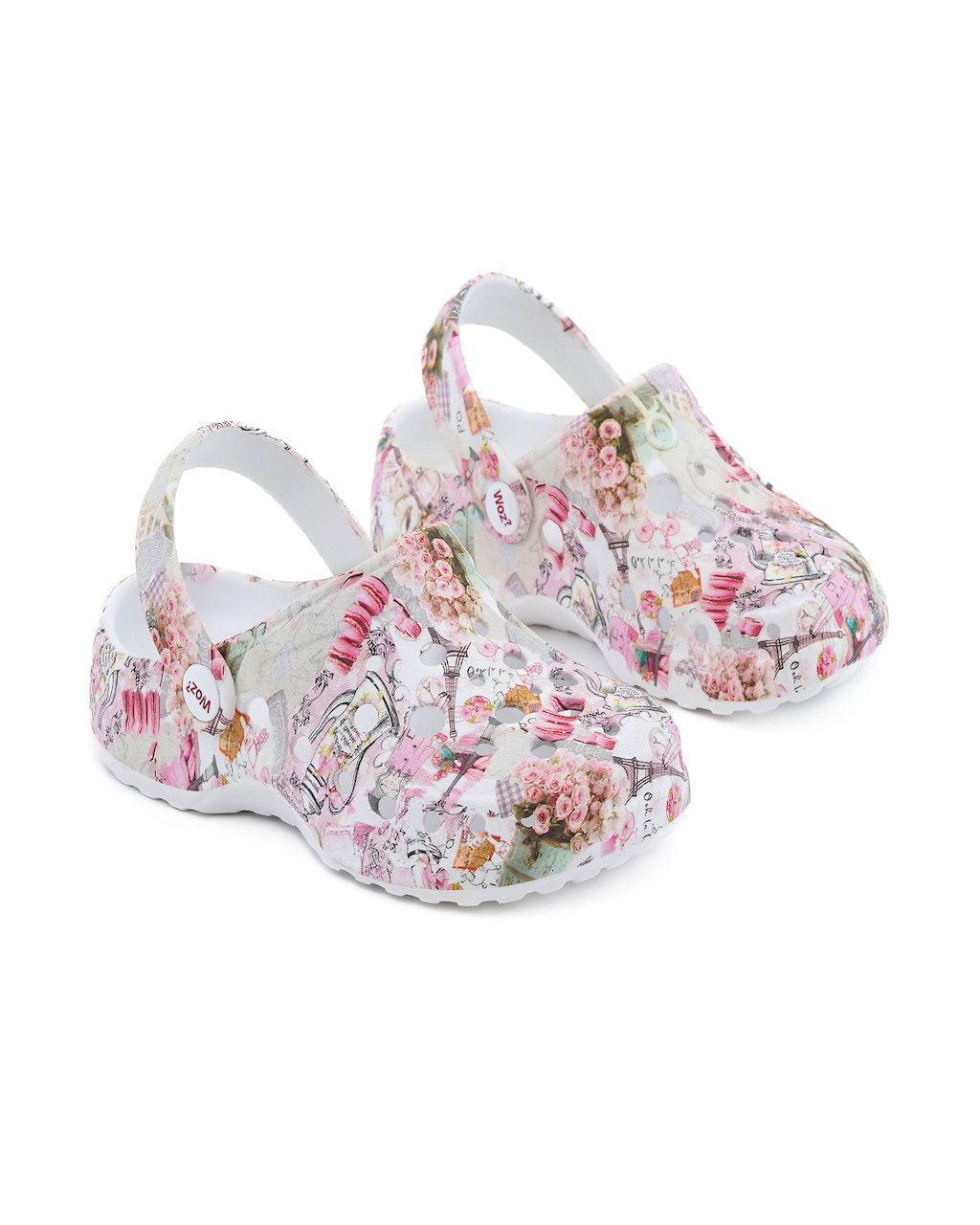 Model wears Shabby Chic Clogs