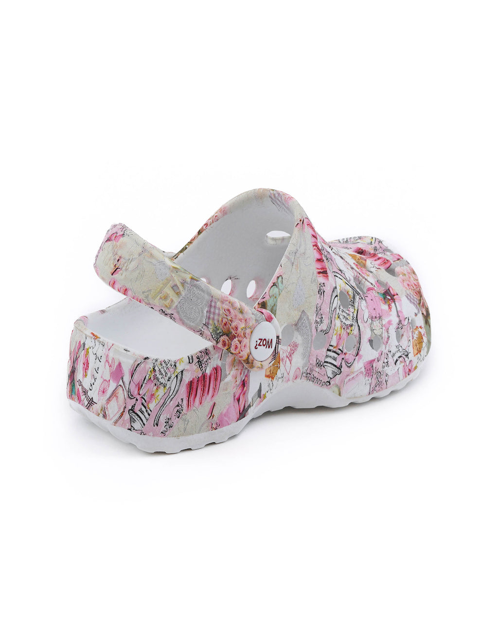 Model wears Shabby Chic Clogs