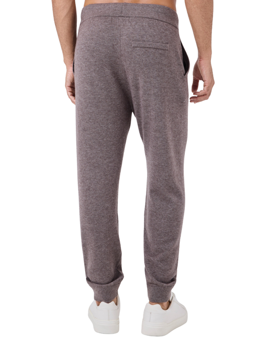 Mens Merino Wool Jogger Taupe Marl