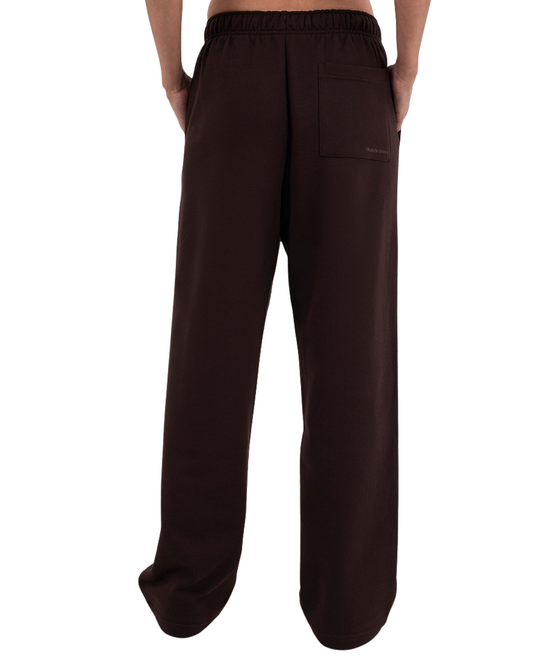 Oversized Unisex Sweat Pants Dark Cocoa