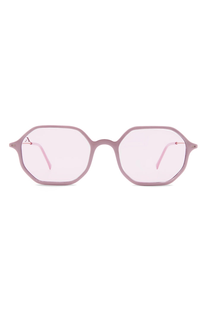 Sunglasses Octagonal - Shiny Pastel Pink