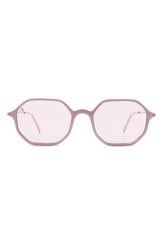 Sunglasses Octagonal - Shiny Pastel Pink