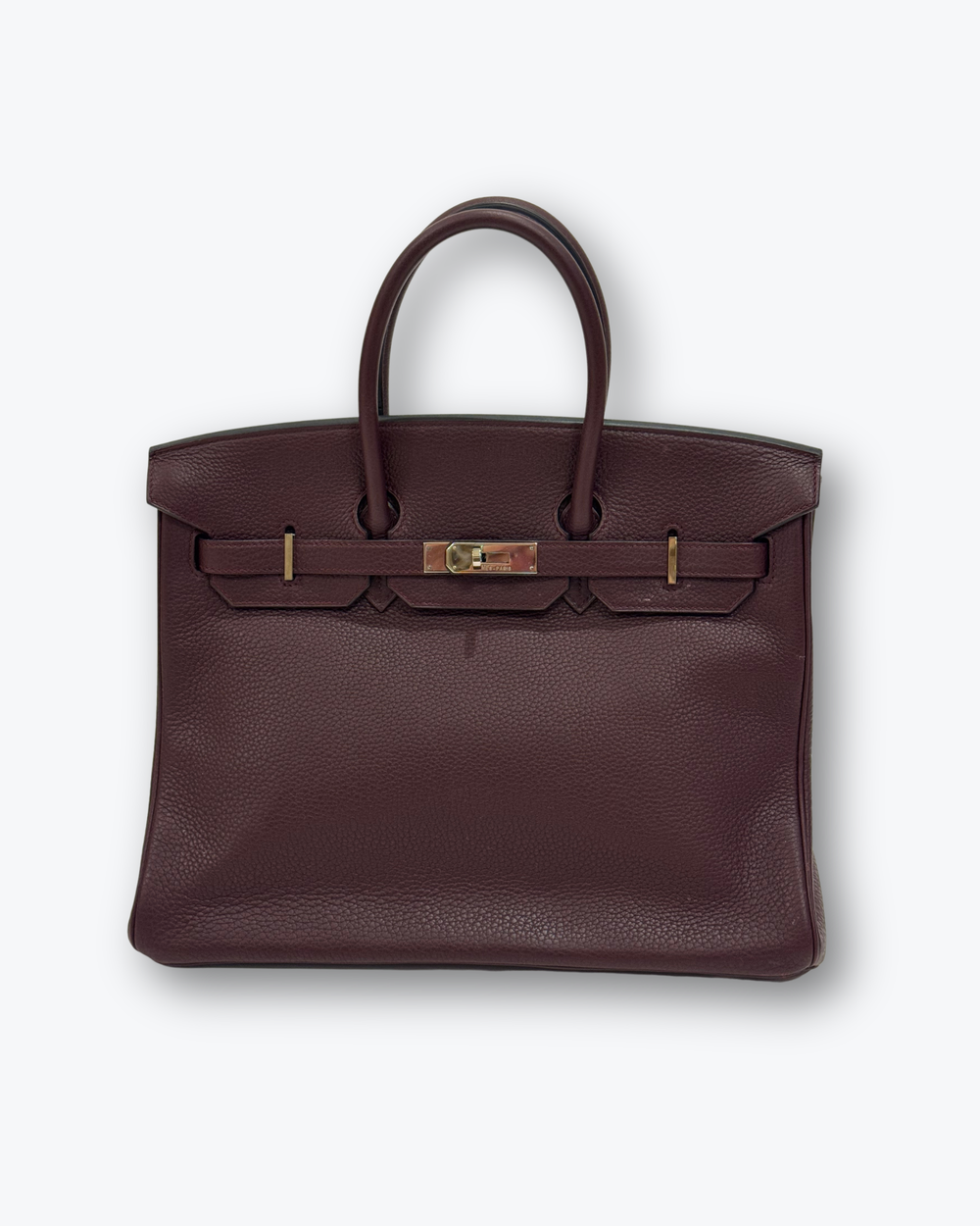 Birkin 35 in Prunoir Swift Leather