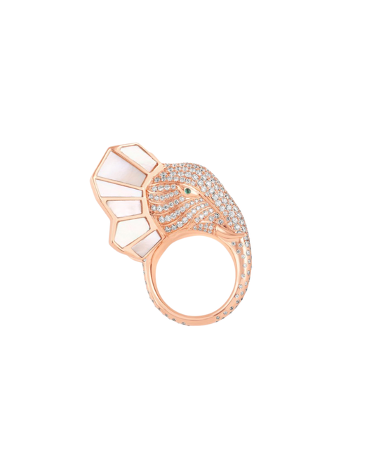 Tusker Side Profile Ring