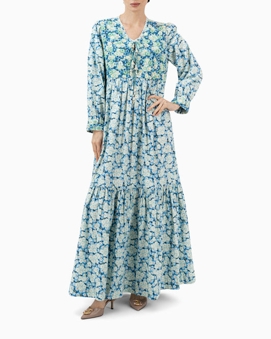 Kaftan | Blue Floral
