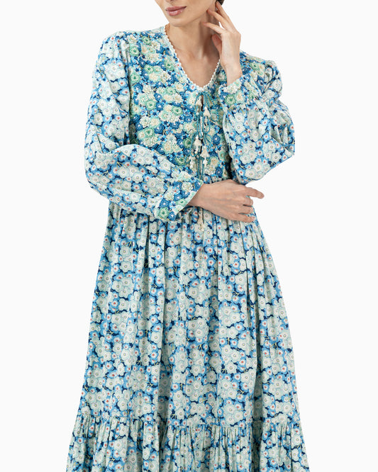Kaftan | Blue Floral