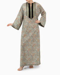 Thuraya Grey Kaftan