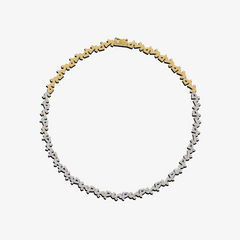 HOBB — 18K Gold & Diamond “Love” Necklace