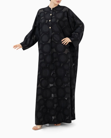 Manal Black Kaftan