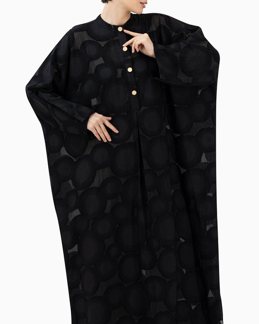 Manal Black Kaftan