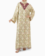 Kaftan | Floral Beige