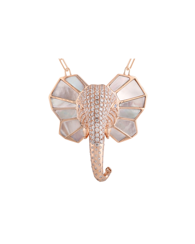 Tusker Pendant | Mother of Pearl
