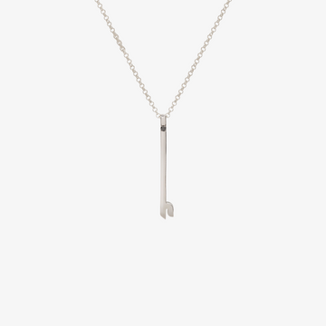 SILVER - Letter Necklace