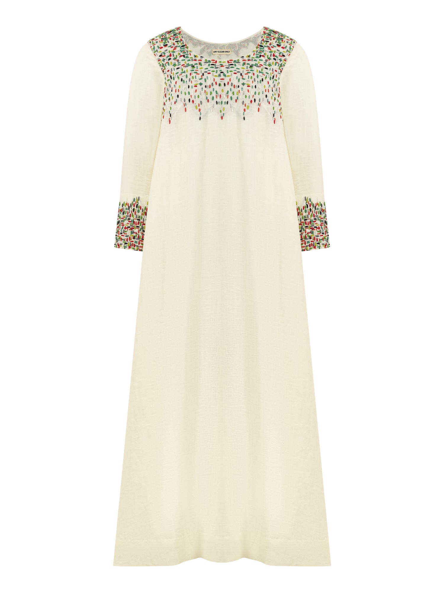 Model wears White Milkyway Spinkles