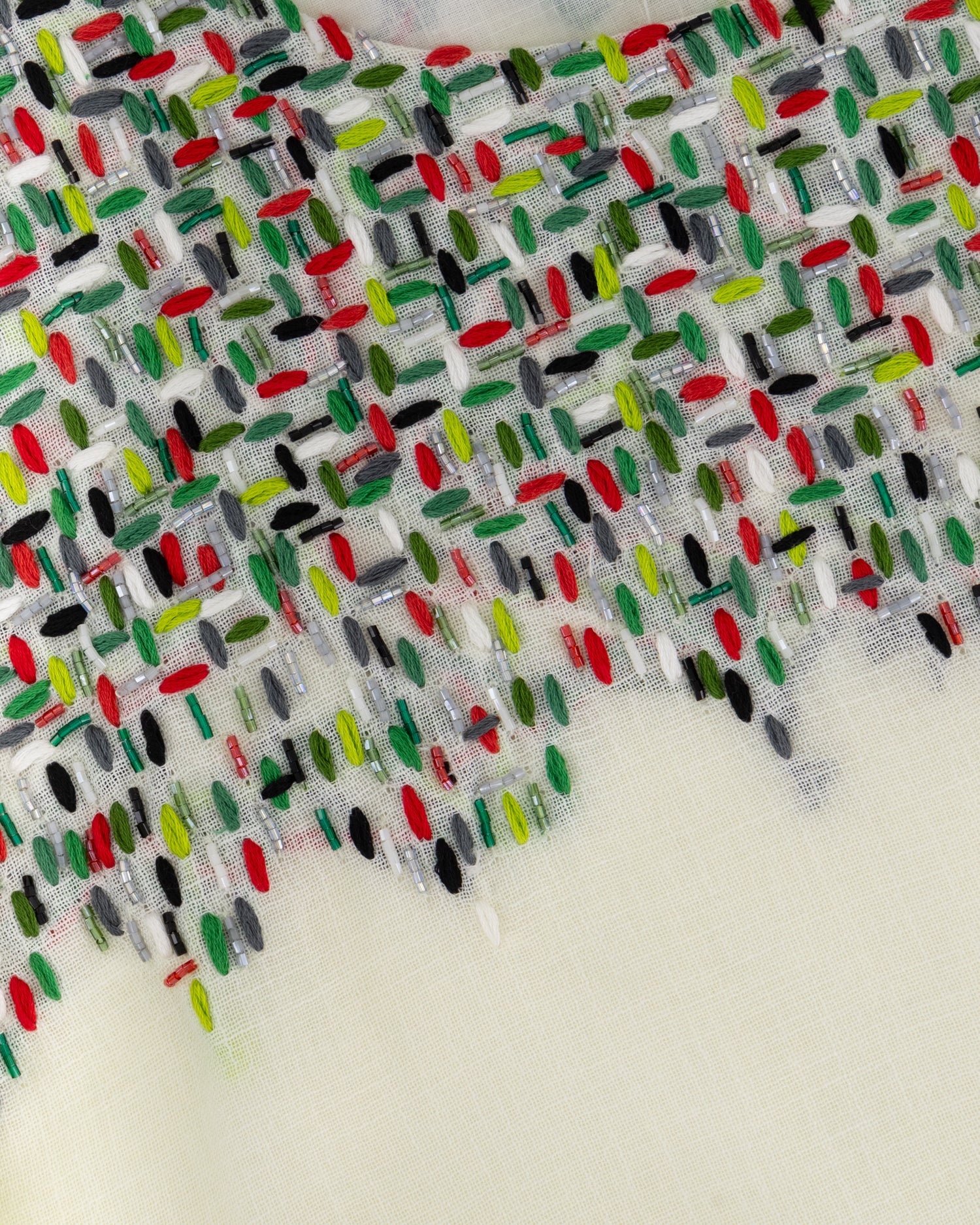 Model wears White Milkyway Spinkles