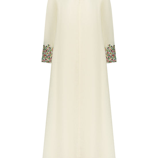 Model wears White Milkyway Spinkles