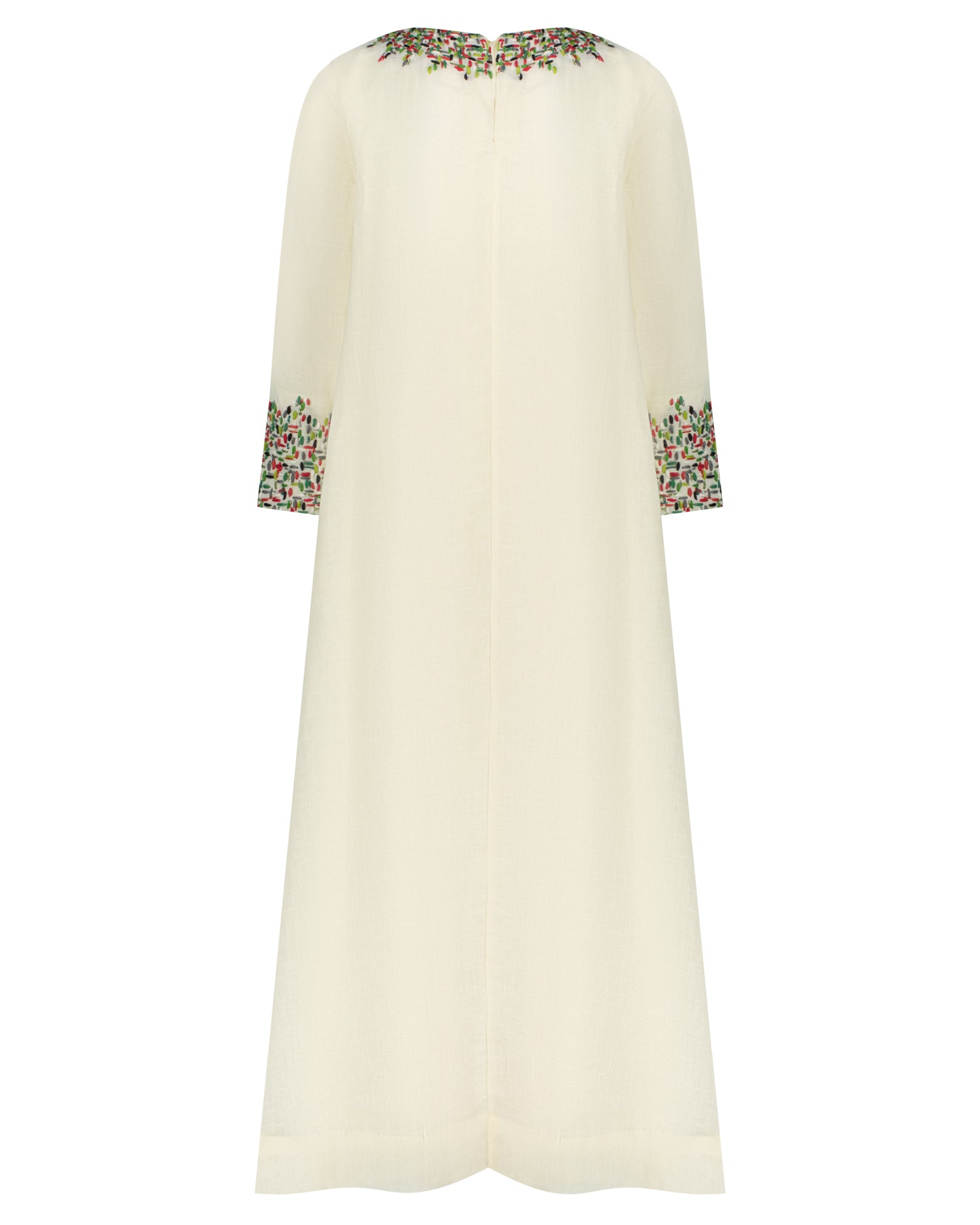 Model wears White Milkyway Spinkles