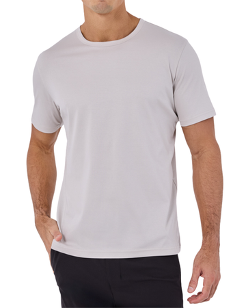 Mens Mercerised Tee Stone