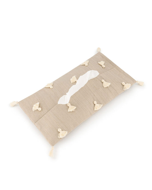 Tissue Holder with Tassels