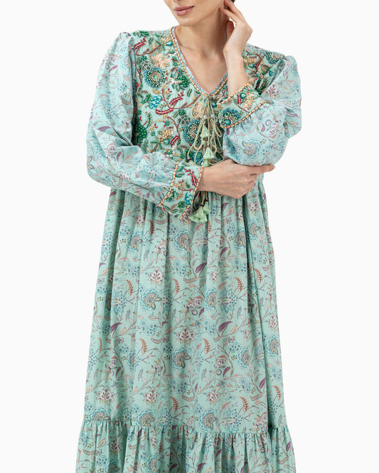 Kaftan | Mint Green