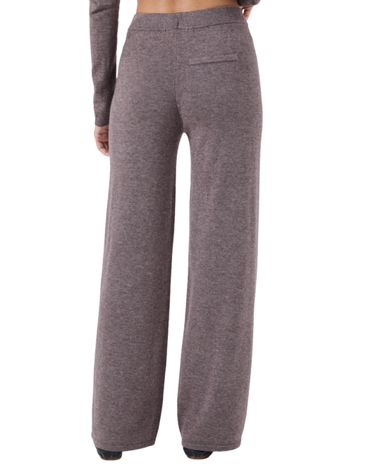 Women Merino Wool Pant Taupe Marl