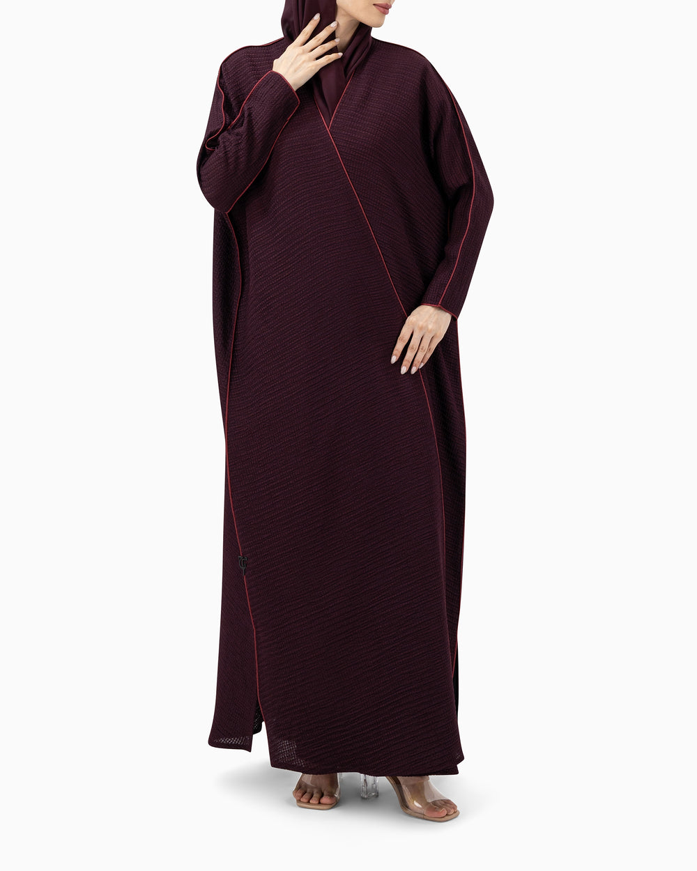 Abaya | Bubble Slim Burgundy