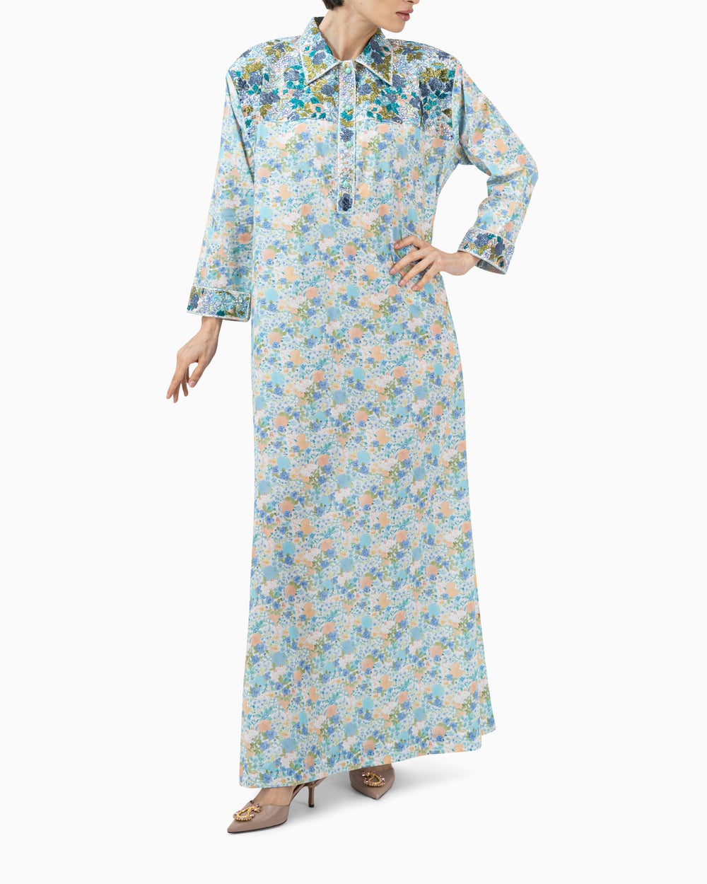 Kaftan | Blue Floral