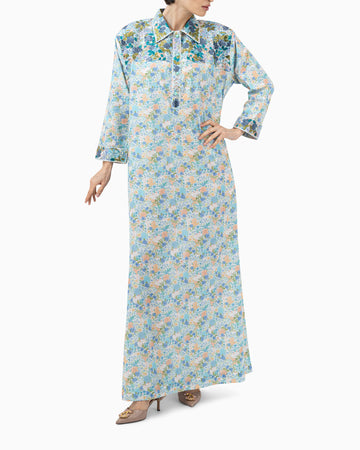 Kaftan | Blue Floral