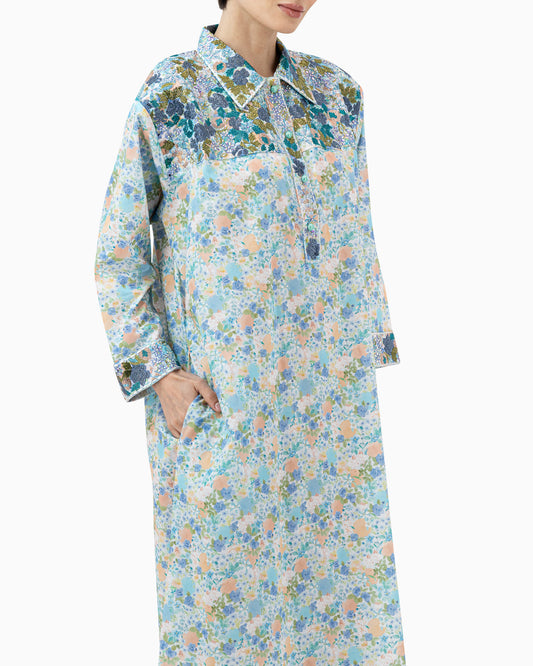 Kaftan | Blue Floral