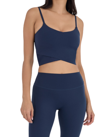 Wrap Cami Top Dark Navy