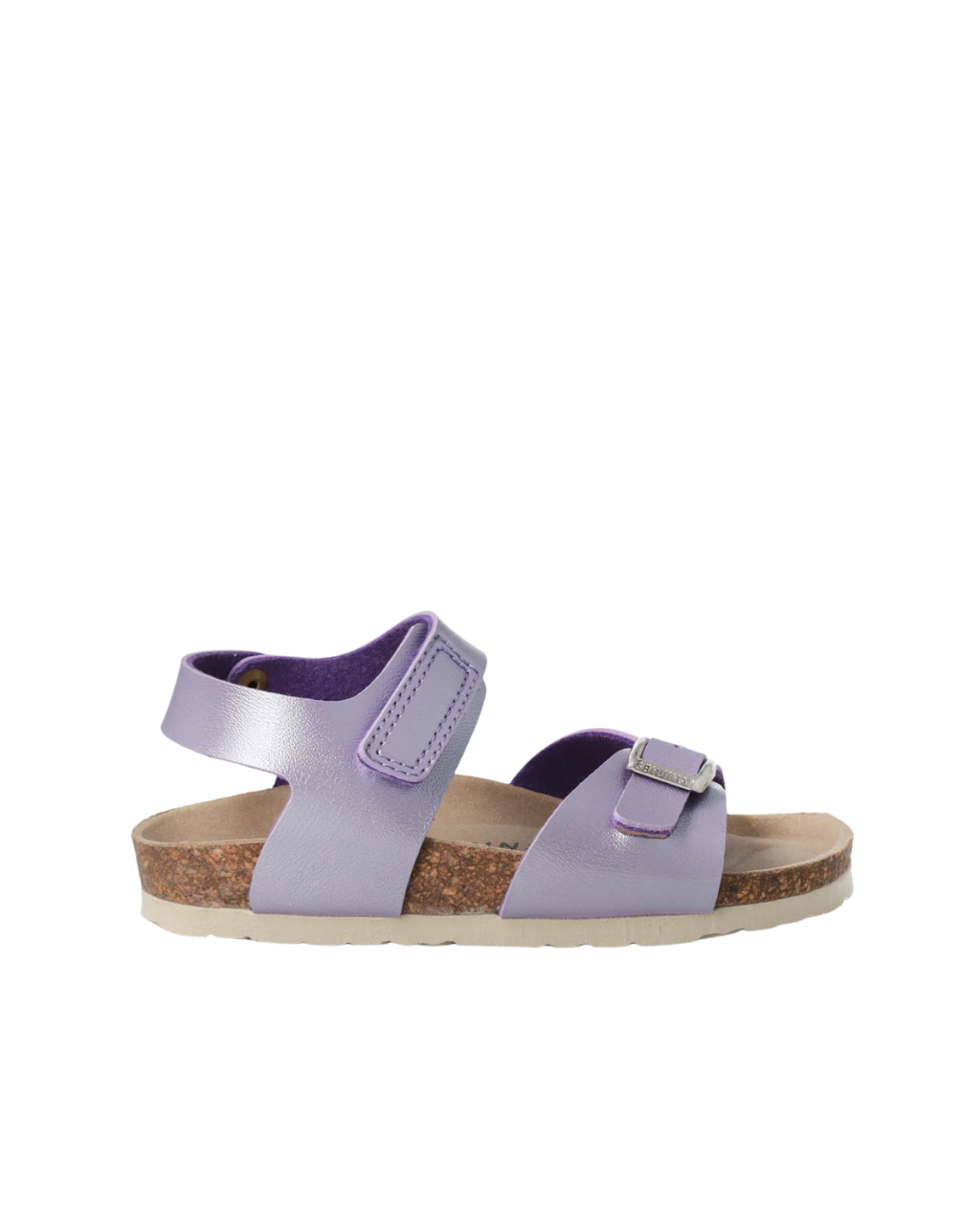 Model wears Melos Shiny Purple