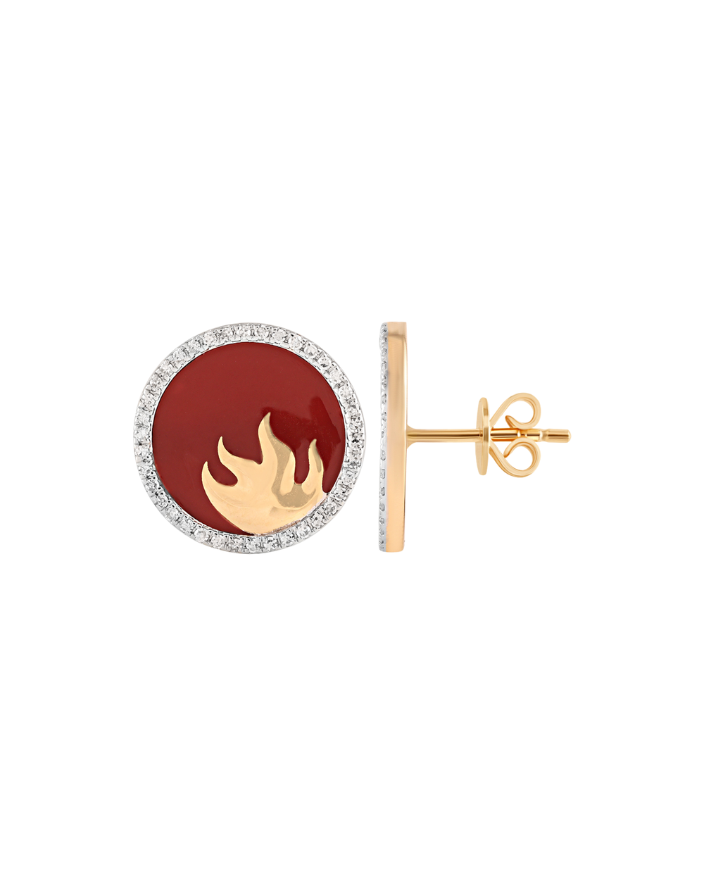 Fire Element Single Earring
