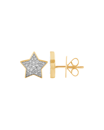 Star Diamond Single Earring