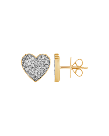 Heart Diamond Single Earring