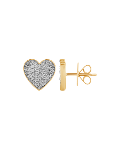 Heart Diamond Single Earring