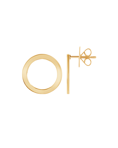 Single Round Earring