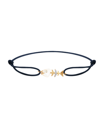 Bedouin Fishbone Bracelet Blue