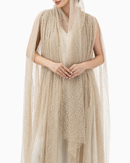 Wedding Abaya | Beige