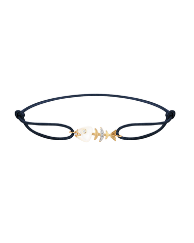 Bedouin Fishbone Bracelet Blue