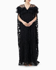 Wedding Abaya | Black Cape