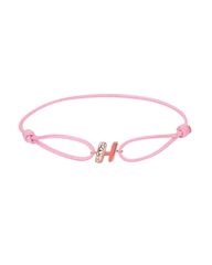 Retro Diamond Bracelet Letter H